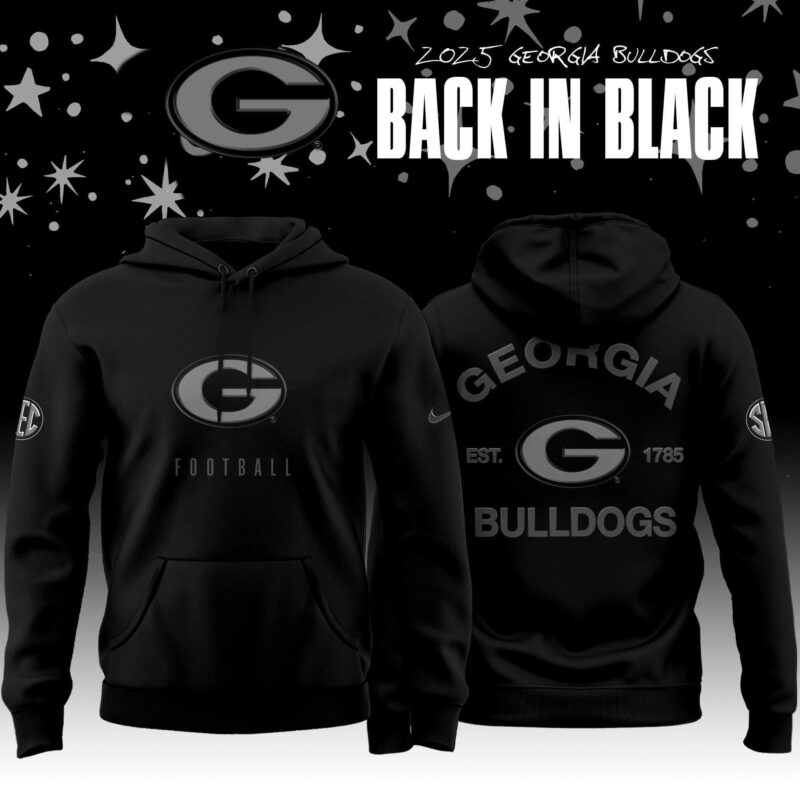 _ Back In Black Georgia Bulldogs 2025 Special Edition Hoodie