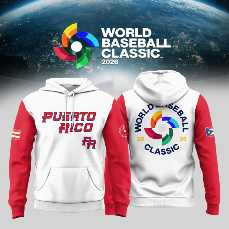 Team Puerto Rico 2026 World Baseball Classic Special Edition Baseball Hoodie