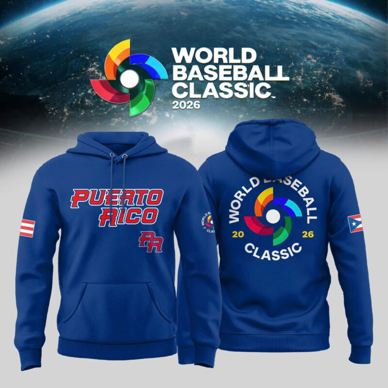 Team Puerto Rico 2026 World Baseball Classic Special Edition Baseball Hoodie