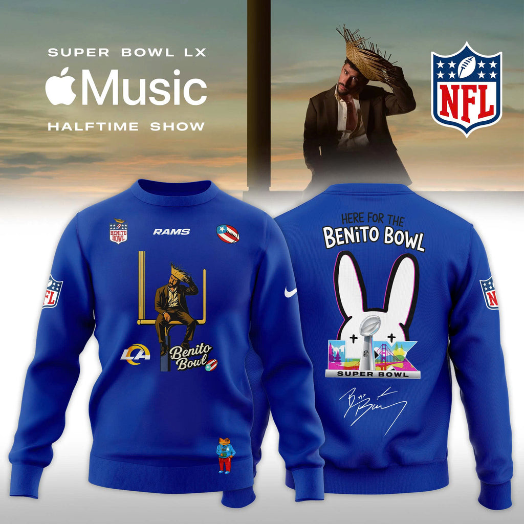 _ Los Angeles Rams x Bad Bunny 2026 Super Bowl LX Halftime Show Special Edition Sweatshirt
