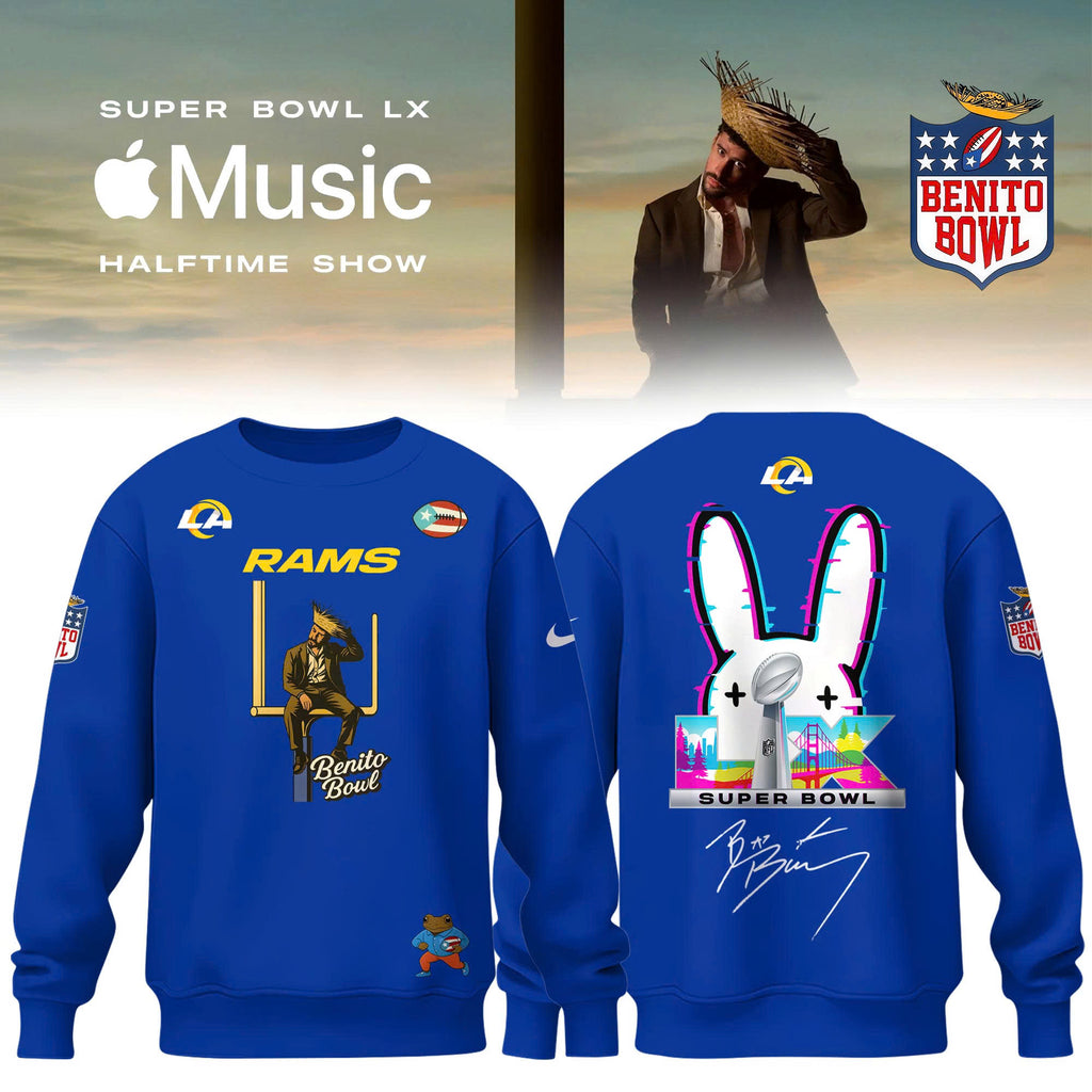_ ..Los Angeles Rams x Bad Bunny Super Bowl LX The Halftime Show Special Edition Sweatshirt