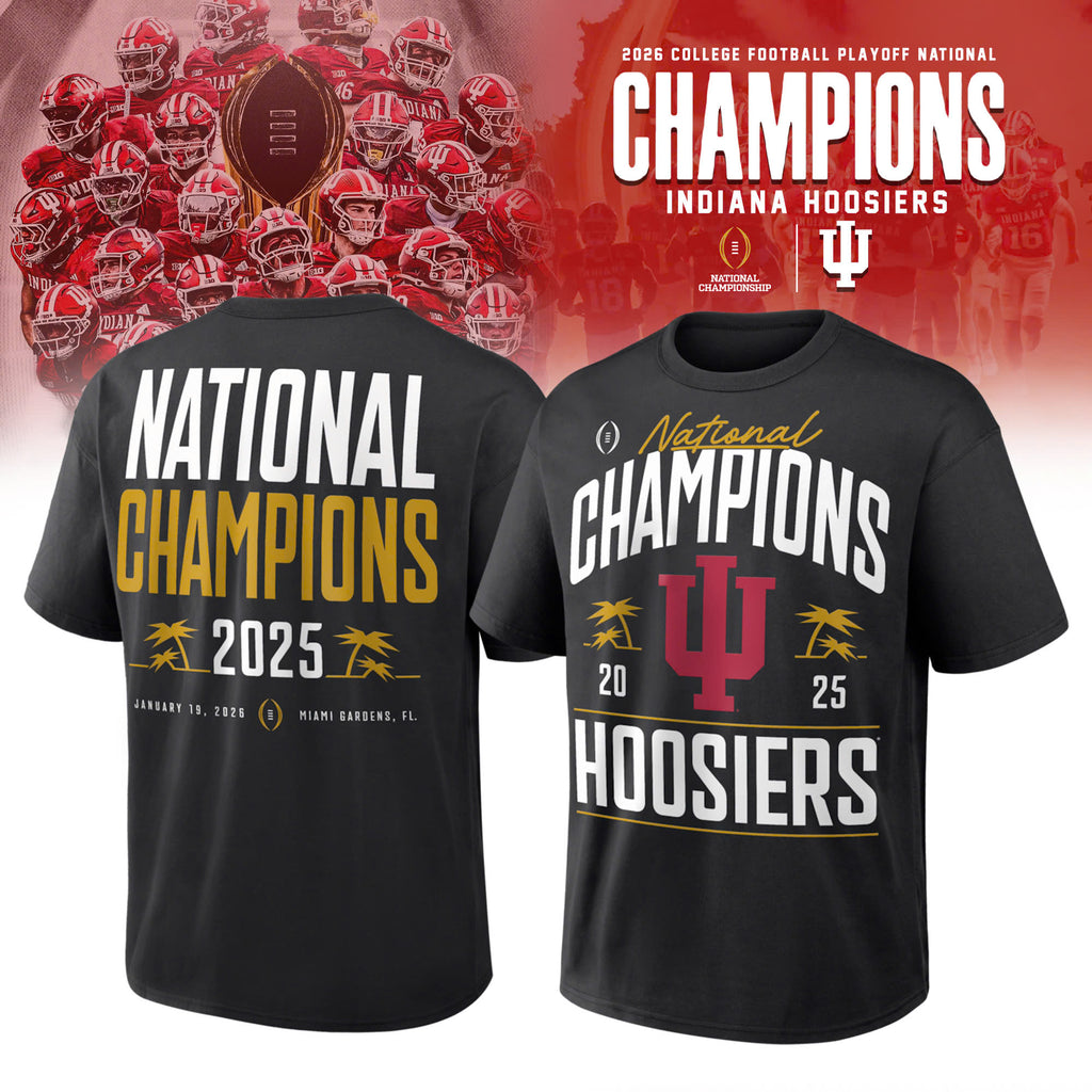 _ Indiana Hoosiers College Football Playoff 2025 National Champions Locker Room T-Shirt