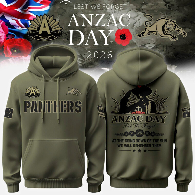 Penrith Panthers Anzac Day Hoodie
