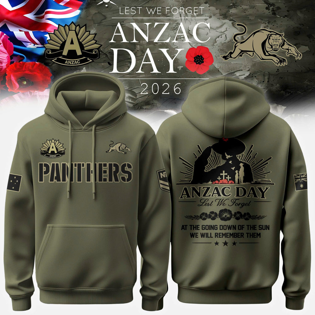 Penrith Panthers Anzac Day Hoodie