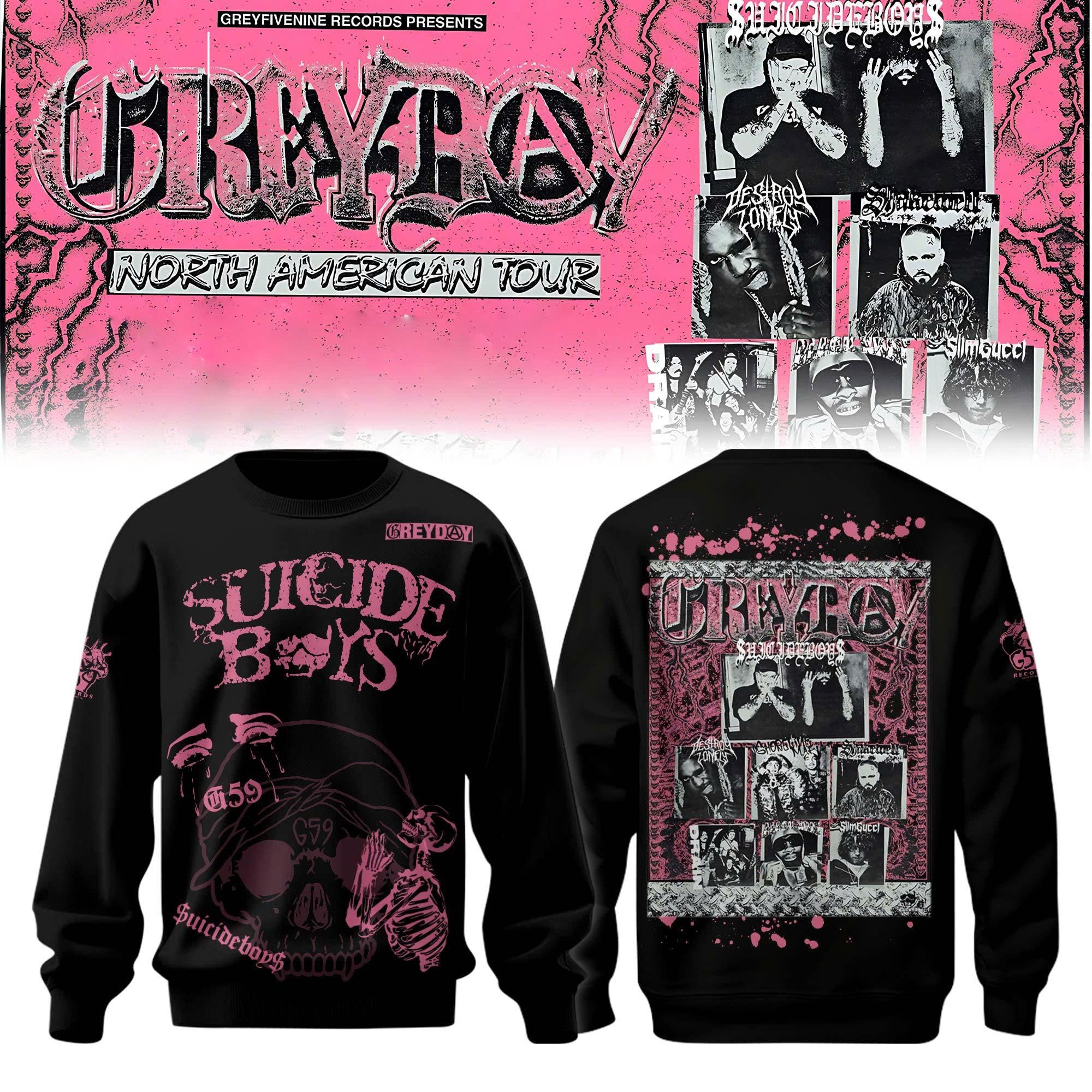 Greyday 2026 – North American Tour Sweatshirt