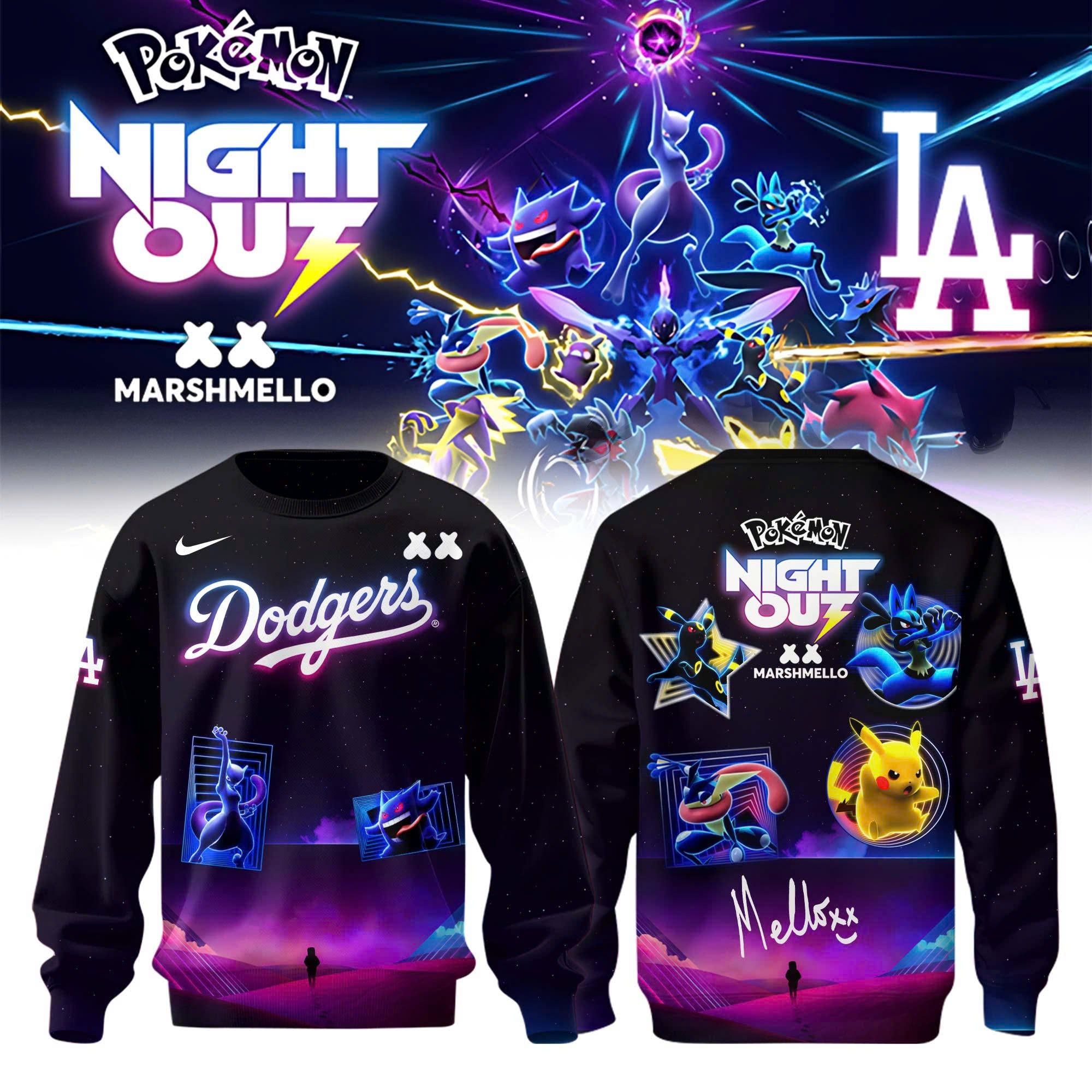 _LA x Pokémon Night Out EDM Limited Editions Sweatshirt