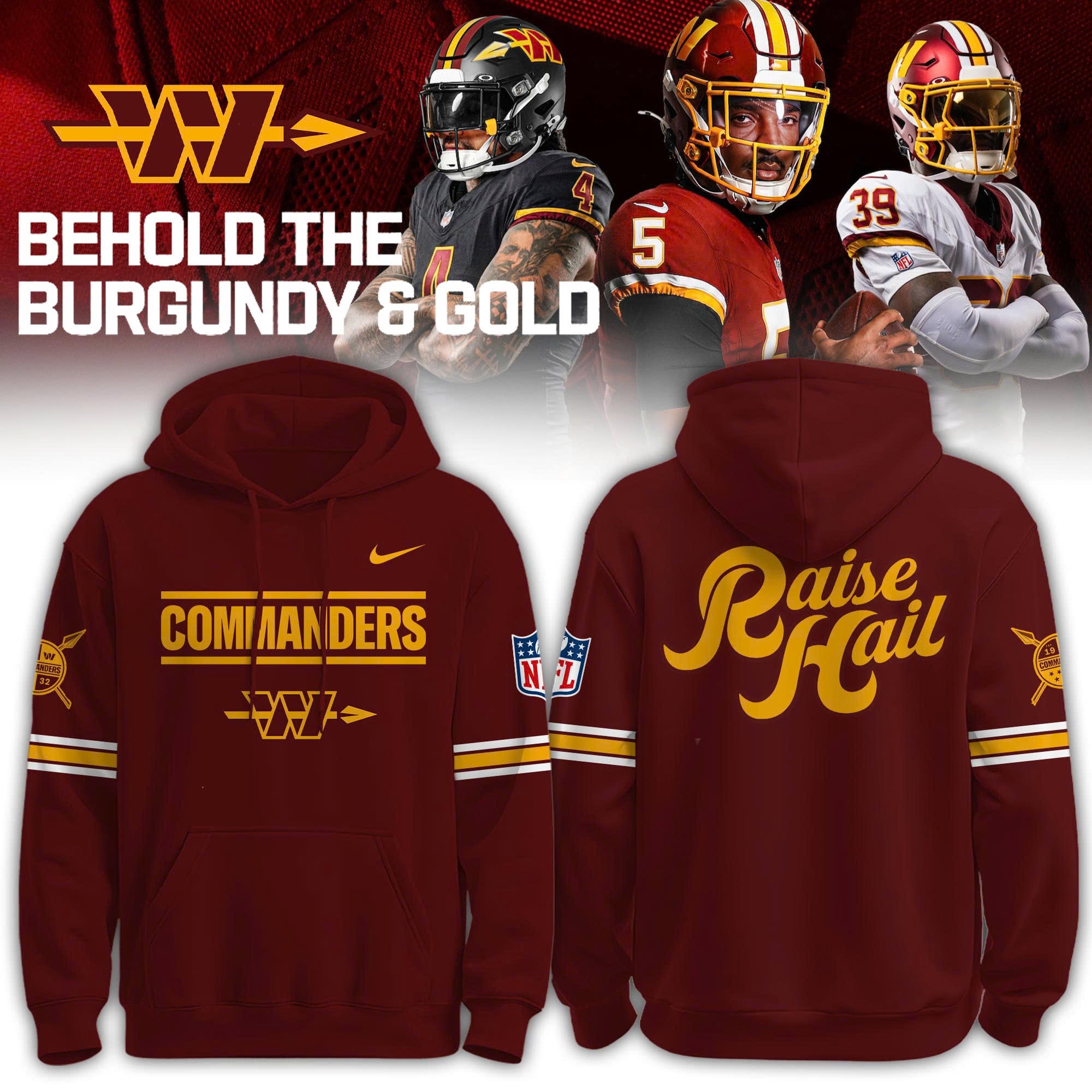 WAS Burgundy 2026 Limited Edition Hoodie