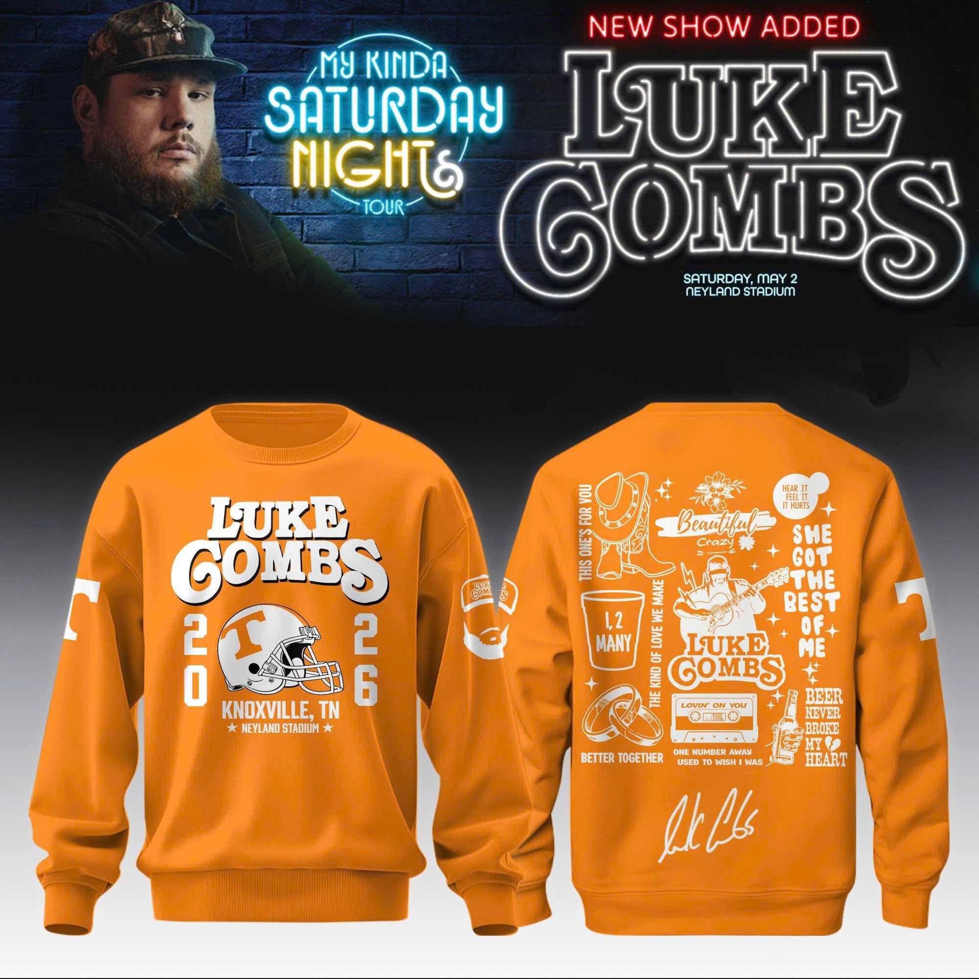 _ VOLS x LC My Kinda Saturday Night Tour 2026 Limited Editions Sweatshirt