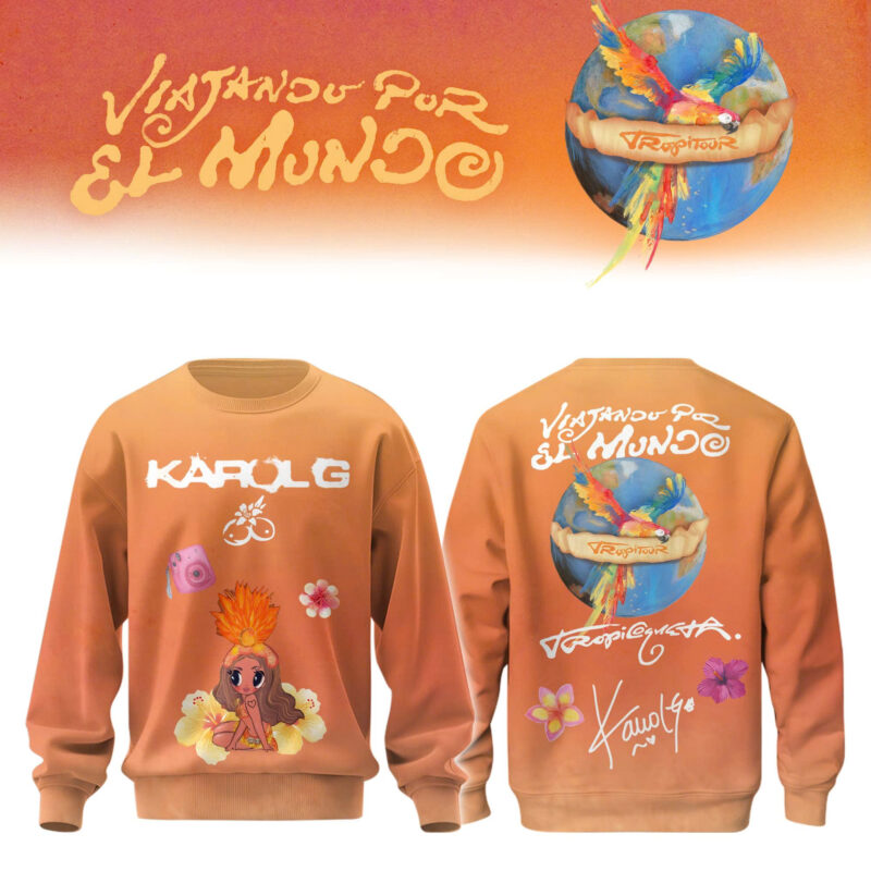 Viajando Por El Mundo Tropitour 2026Limited Editions Sweatshirt