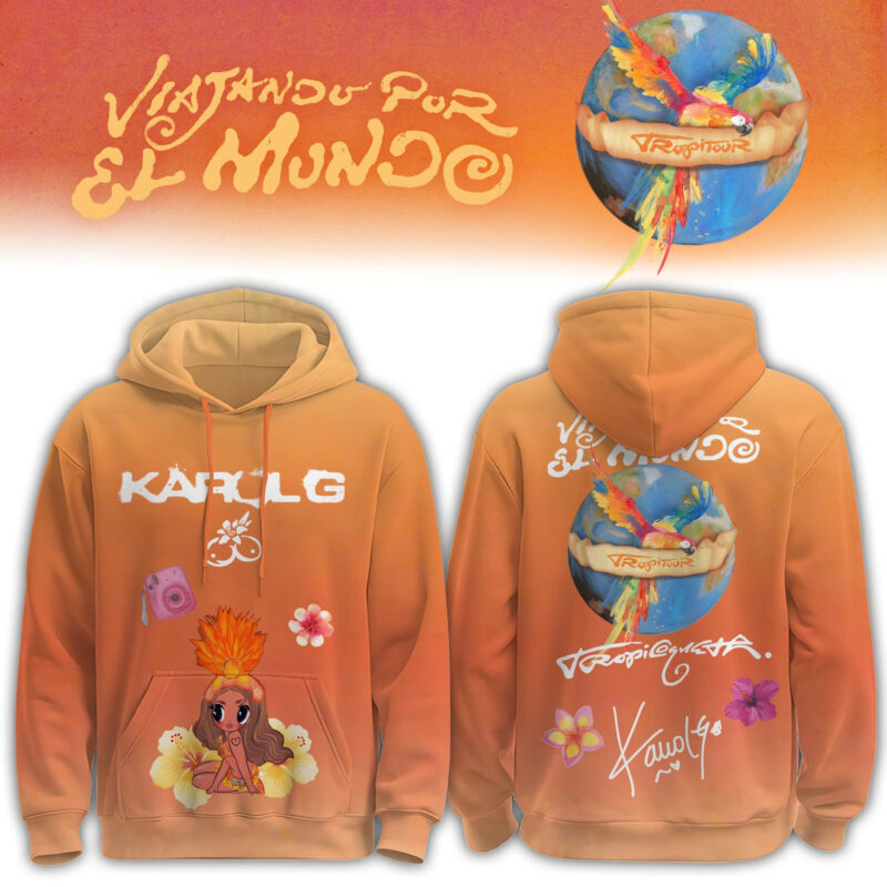 Viajando Por El Mundo Tropitour 2026 Limited Edition Hoodie