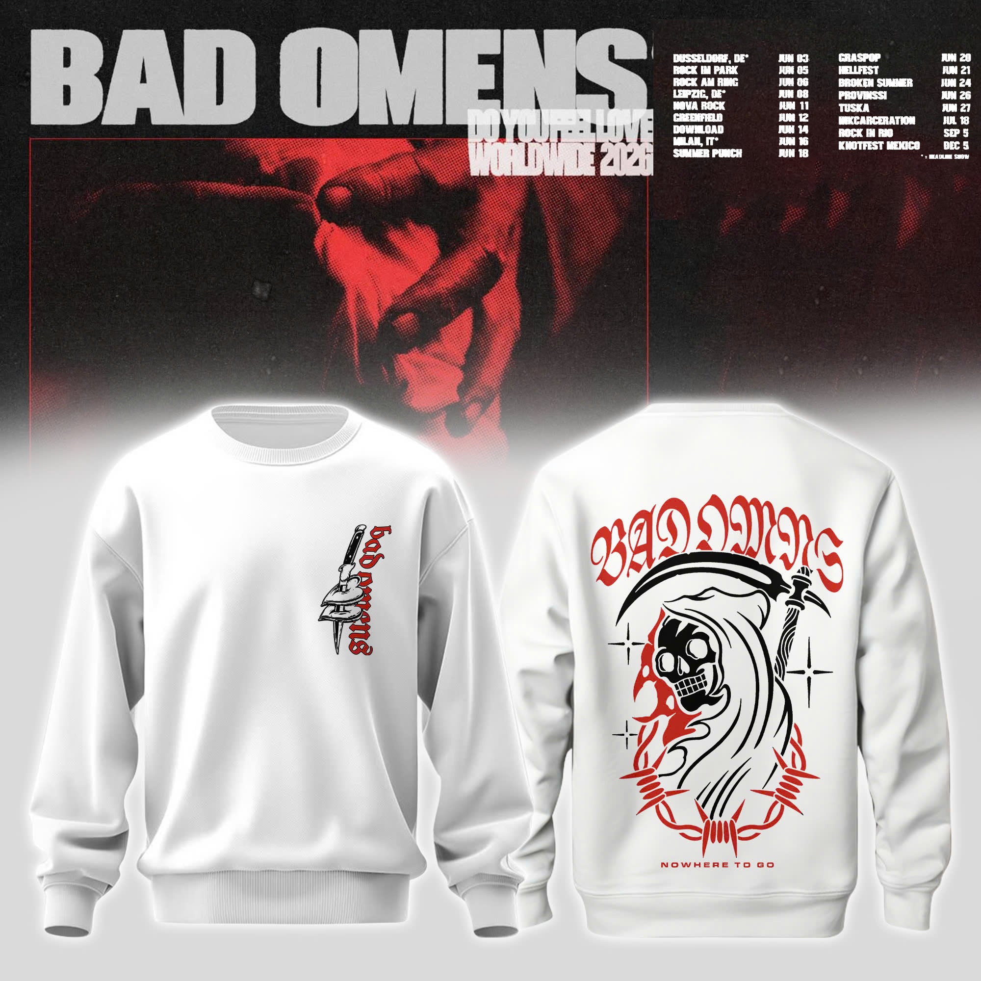 BO " Do U Feel Love " Tour 2026 Limited Edition Sweatshirt