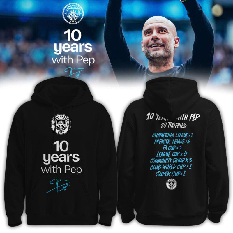 Man City Thank You Pep Limited Edition  Hoodie