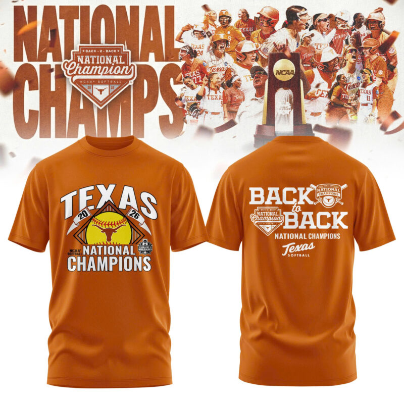 Texas 2026 NCAA Softball Women's College World Series National Champions T-Shirt