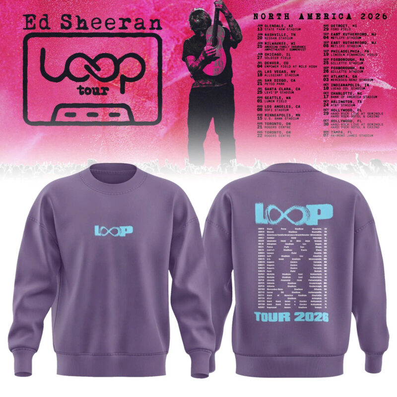 _Ed Sheeran Loop Tour North America 2026 Limited Edition Sweatshirt