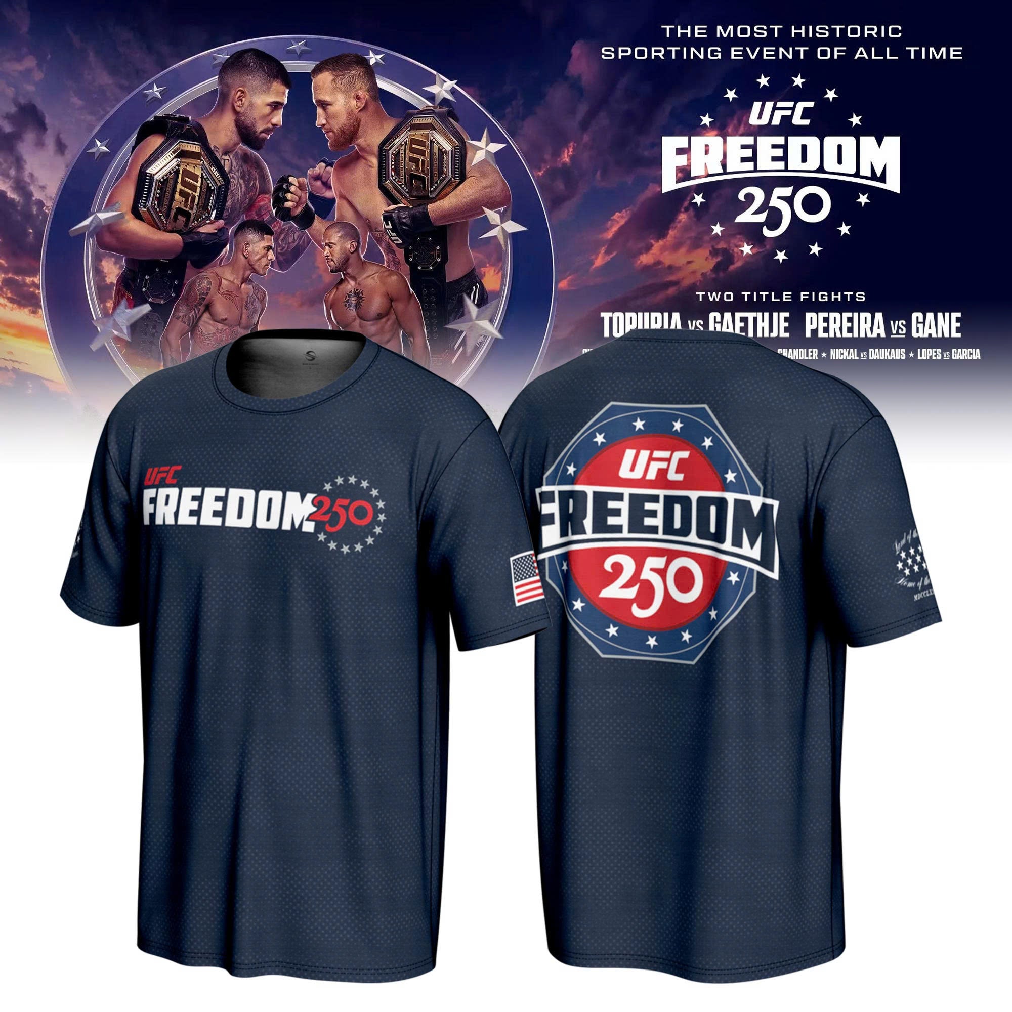 UFC Freedom 250 T-Shirt